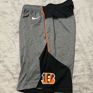 Cincinnati Bengals Nike dri-fit mens shorts